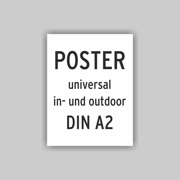 Plakat DIN A2 universal Poster